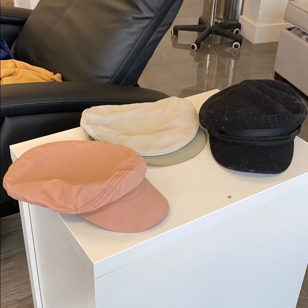 Three beret hat set